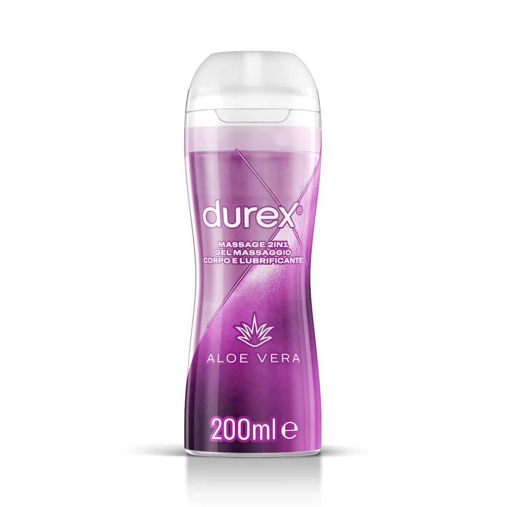 DUREX MASSAGE 2 IN 1 ALOE VERA GEL LUBRIFICANTE 200 ML