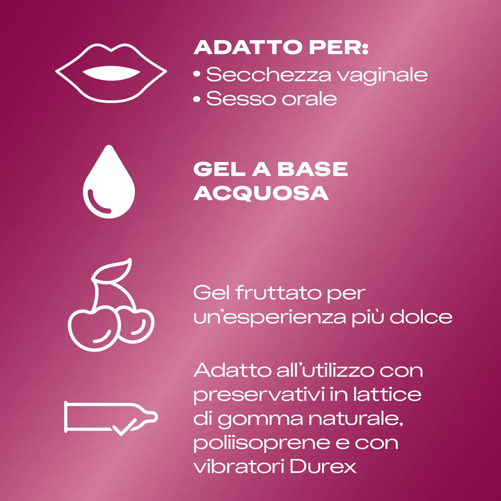 DUREX CILIEGIA GEL LUBRIFICANTE 50 ML