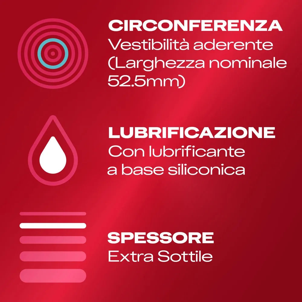 DUREX SUPERSOTTILE ADERENTE