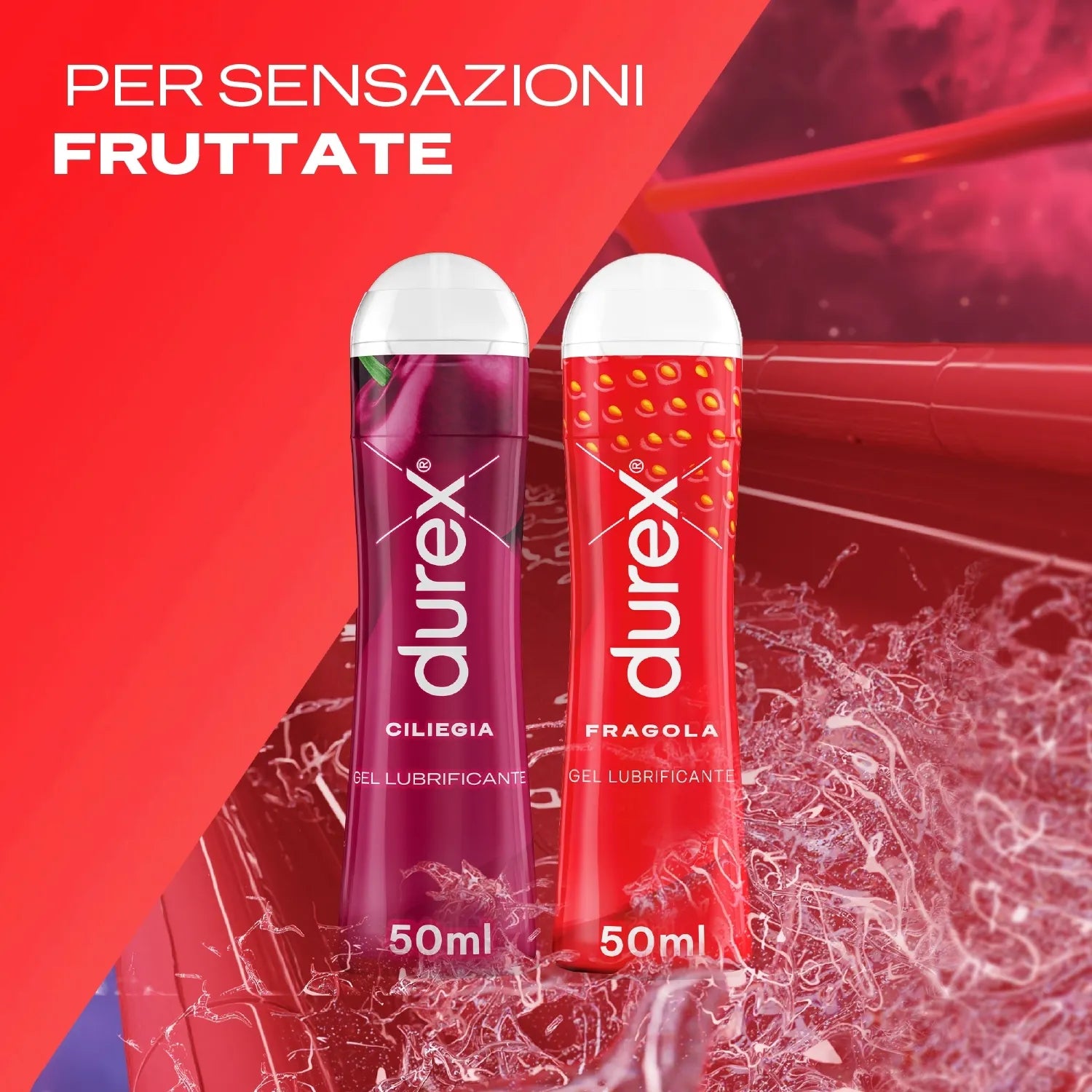 DUREX FRAGOLA GEL LUBRIFICANTE 50 ML