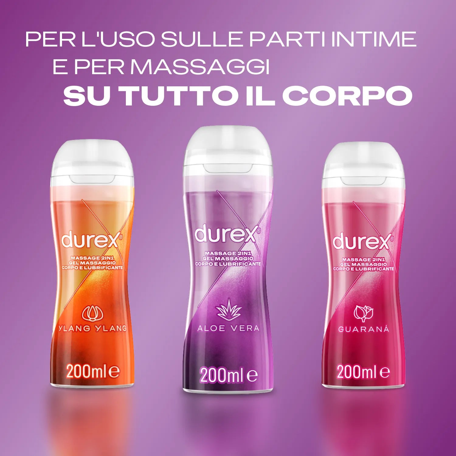 DUREX MASSAGE 2 IN 1 ALOE VERA GEL LUBRIFICANTE 200 ML